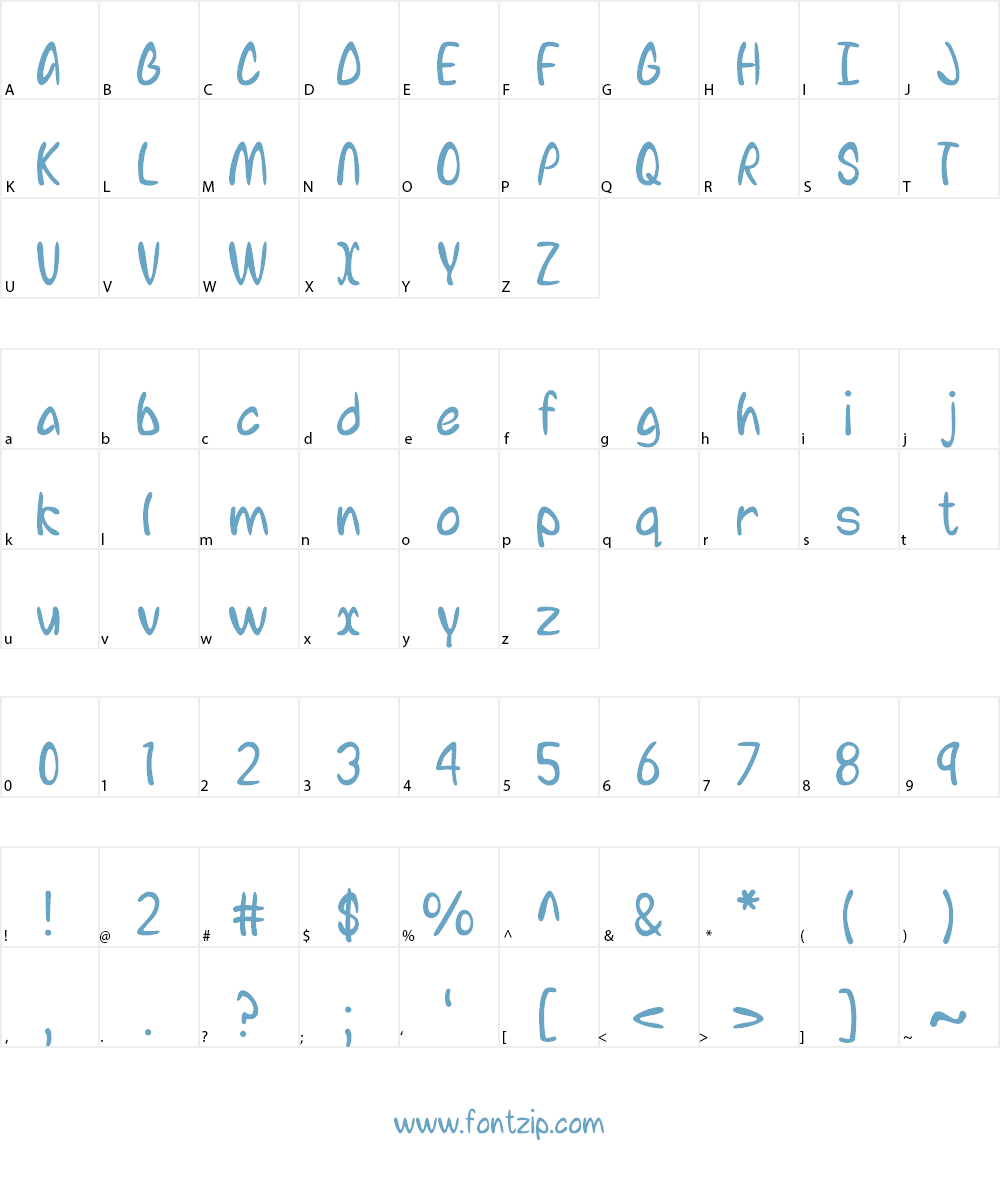 Jazz 101 Font Character